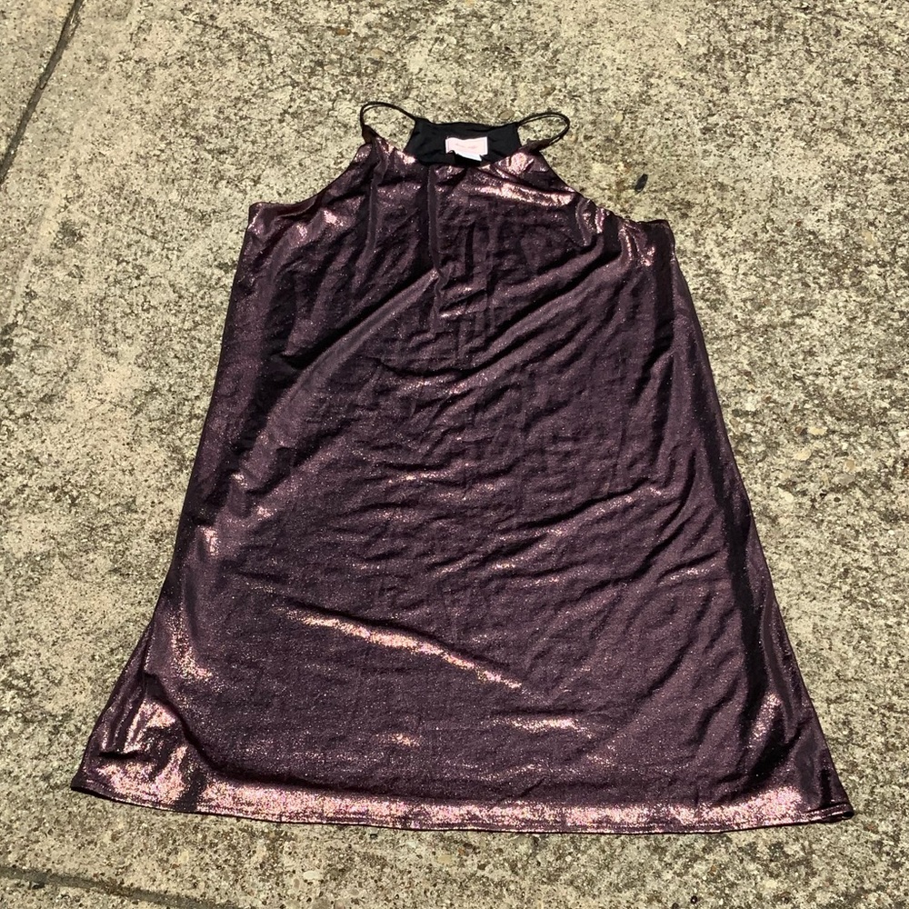Love...Ady Metallic Shift Dress